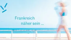 Franreich näher sein Schriftzug