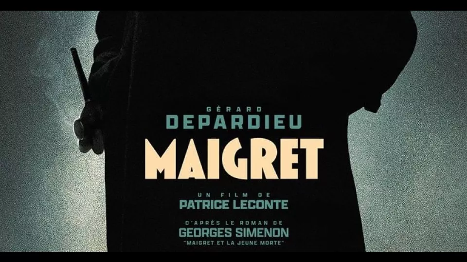 Bildbeschreibung: französisches Filmplakat von Maigret